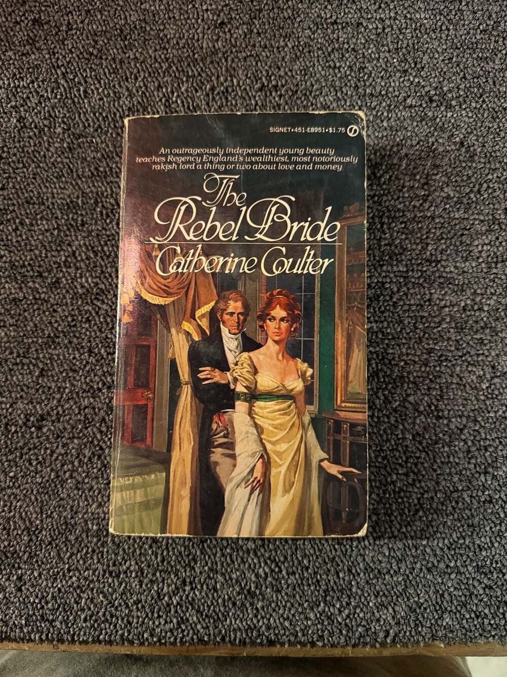 The Rebel Bride by Catherine Coulter (1979 Signet Regency Romance Paperback)